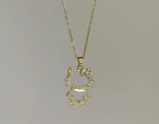 Hello Kitty Rhinestone necklace
