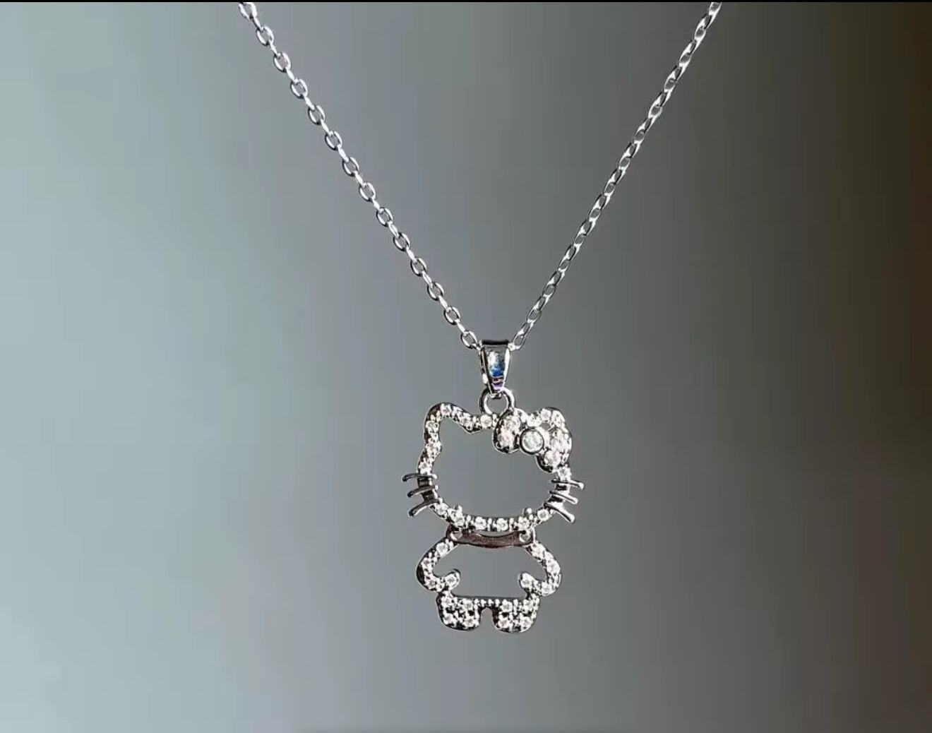 Hello Kitty Rhinestone necklace