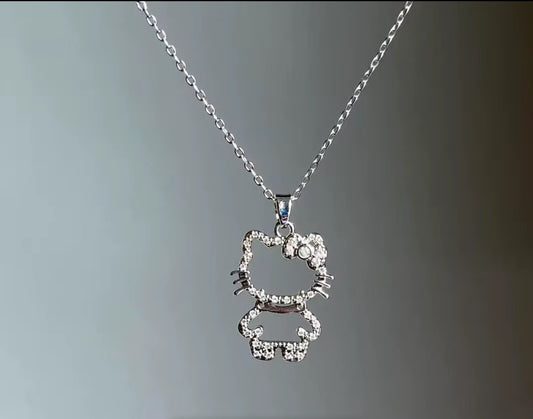Hello Kitty Rhinestone necklace